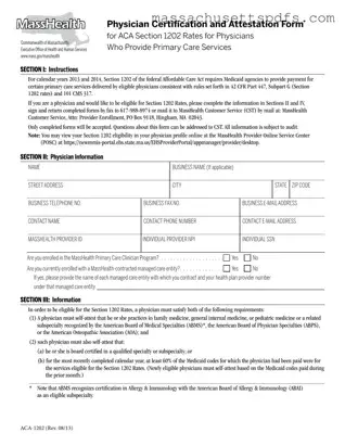 Official Massachusetts Aca 1202 Template