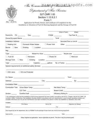 Official Massachusetts Fp 056 Template